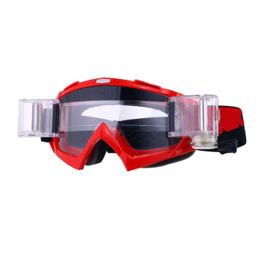 Windproof Sand Motocross Goggles with Custom Tear Offs