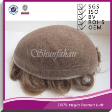 invisible knot lace toupees with natural hair lines wigs for man and woman