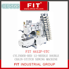 Cylinder-Bed 12-Needle Double Chain-Stitch Sewing Machine 4412p-Utc