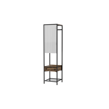 Nilomi Cloth Rack With Mirror And Drawer