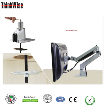 gas spring articulated lcd arm