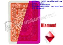 XF Orange Modiano Texas Poker Plastic Magic Cheat Playing Cards With Invisible Analyzed Markings