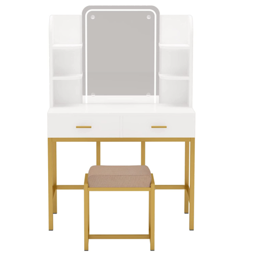 Wholesale Mdf Dressing Table White With Mirror