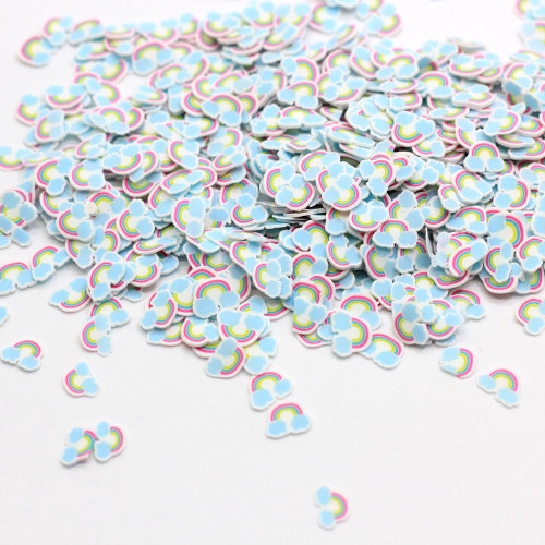 500g Mini Blue Cloud Polymer Clay Scheiben Weiche Ton Streusel für Schleim Charms DIY Nail Arts Dekoration Handwerk 5mm