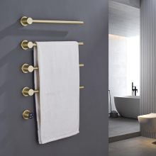 Stainless Steel Bathroom Electronic Heated Radiator Shelf with Towel Rack and Copper Material