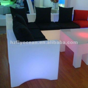 FO-8528 Led bar chair,bar furniture set light,light chair and sofa