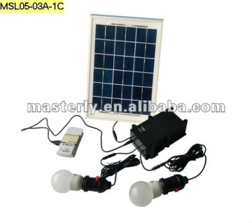 solar emergency lighting system.solar phone charger set