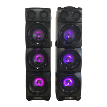 Active Speaker with LED Lights and Rich Jacks for Modern Devices with Passive Subwoofer