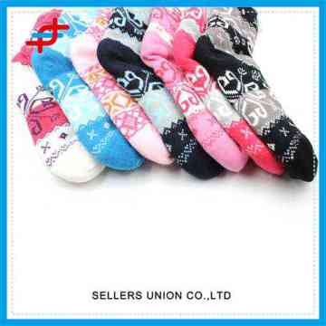 Coloured Pattern Snow Cotton Wintter Socks