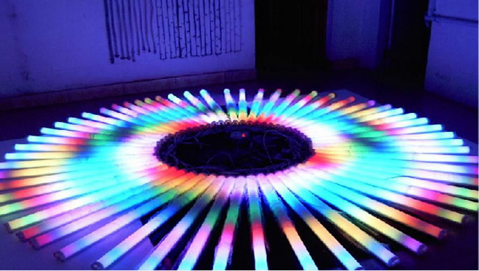 rgb led linear tube