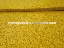 YELLOW EPDM RUBBER GRANULS FOR PLAYGROUNDS