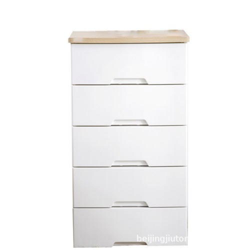 Λευκό πλαστικό συρτάρι πέντε επιπέδων για διάφορα ντουλάπια αποθήκευσης