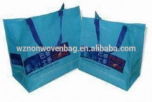 Handled,nonwoven tote bag Style and Non-woven Material Goodwill to the world Nonwoven shopping bag with zipper