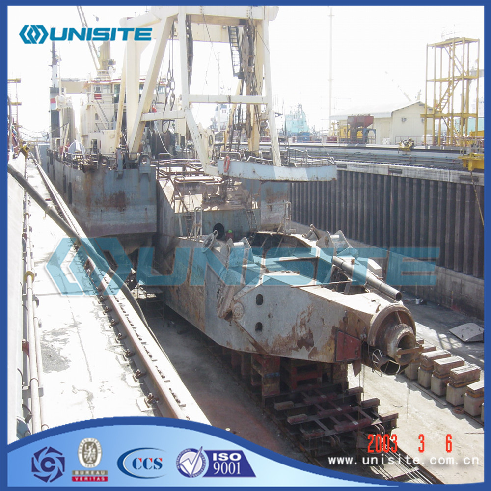 Steel cutter dredger ladder