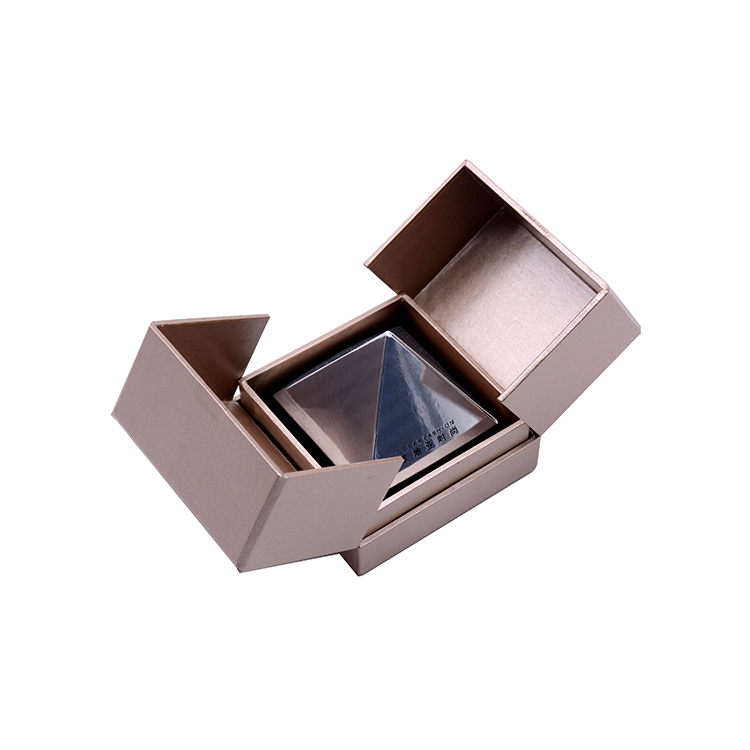 Wholesale eco-friendly luxury custom rigid cardboard hard paper gift packaging jewelry box ring box