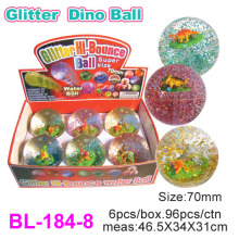 Promotional Glitter Dinasaur Bounce Ball/Hi Glitter Bounce Ball
