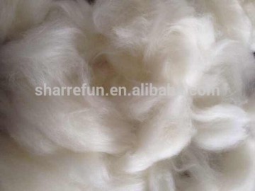 washed natural raw sheep wool open tops