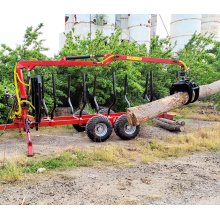 Cabang Shredder Industrial Wood Log Grabber untuk Traktor