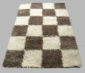 Polyester Thick & Thin Yarn Mix Carpet Rug