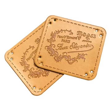 Custom Leather Patches for Jeans and Hats - Blank Pu Leatherette Tags