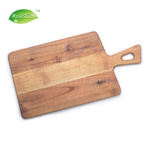 Paddle Acacia Wood Serving Board With Handle