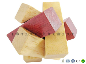 Intellectual Wooden Teaser / Block Toy (KM6110)