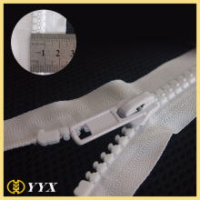 Shiny Silver Teeth No10 Separating Plastic Zipper
