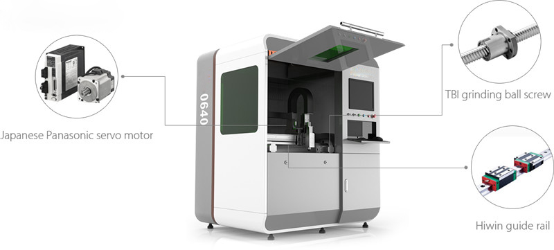 Mini Máquina de corte a laser de fibra CNC