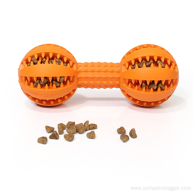 Teeth Cleaning Rubber dog chew toy ball