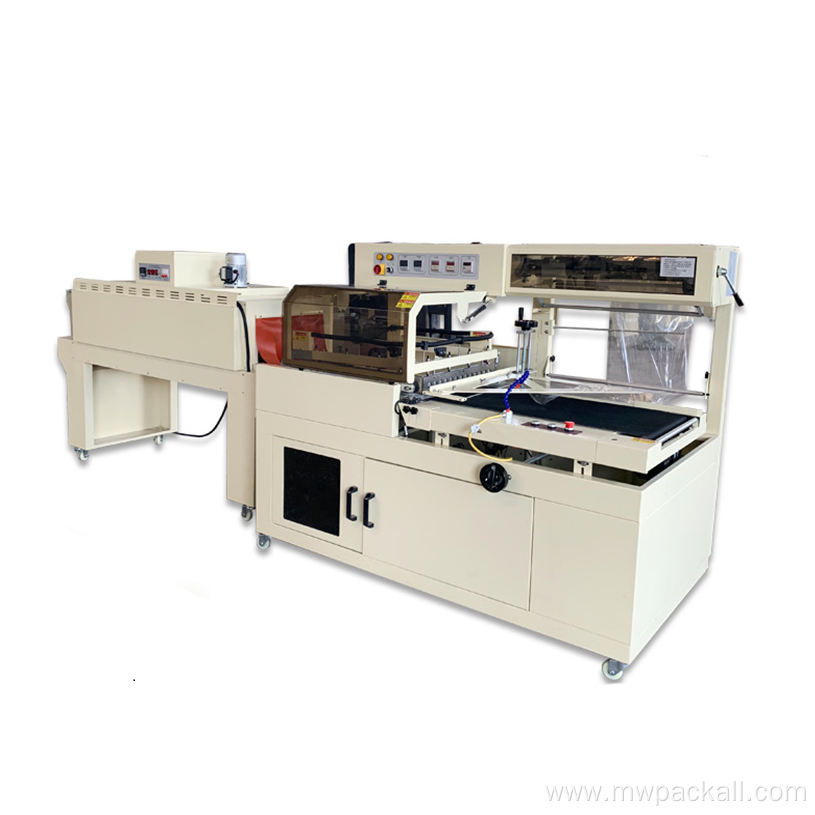 Automatic pe film shrink wrapping machine packing