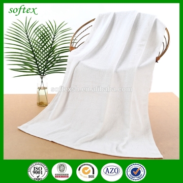 cheap white 100% cotton material hotel towel