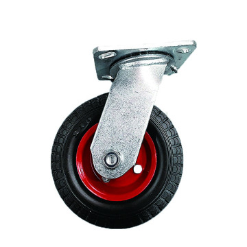 Giro pneumático pesado da roda do rodízio pneumático