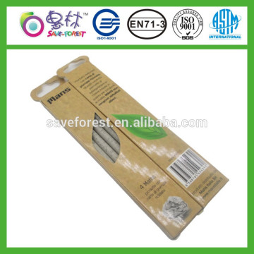 Recyled paper pencil with English letters