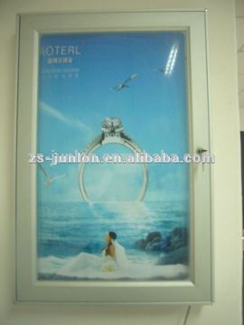 LED aluminum outdoor Waterproof door hing light box