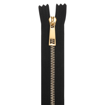 Brass RIRI Zipper Teeth Gold Zipper Metal