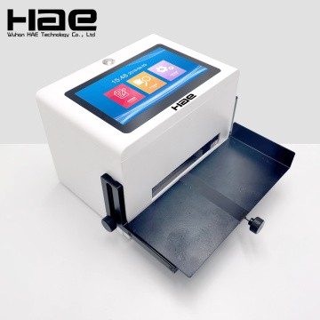 Impresora de inyección de tinta estática de escritorio con código QR de resolución de 600 ppp