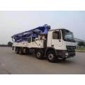 Mechanical electrical control concrete pump truck