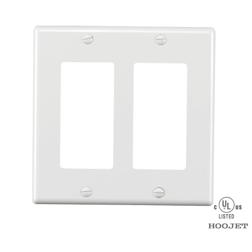 GFCI Rocker Outlet Covers  White With Screws