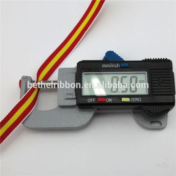 China professional printing stripe material Recyled ribbon embroidery bedsheet