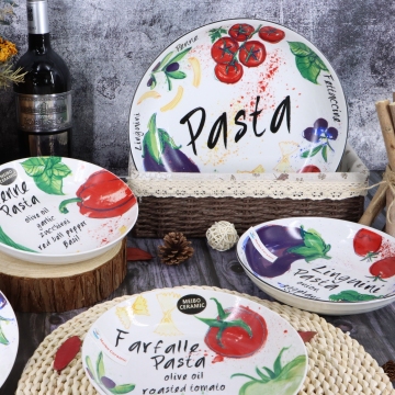 China Supplier Hot Sale OEM Round Hotel Restaurant Pasta Plates - 8inch & 10.9inch Salad/Dessert Plates