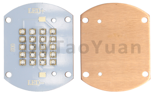 Ultraviolet lamp Cob array uva led module 385nm 395nm 405nm for Uv inkjet printer