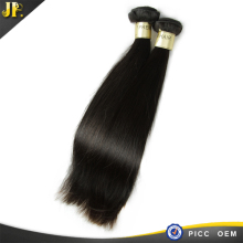 Top sale with good quality indian sily straight virgin hair weft