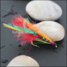 imported hook made colorful dry flies