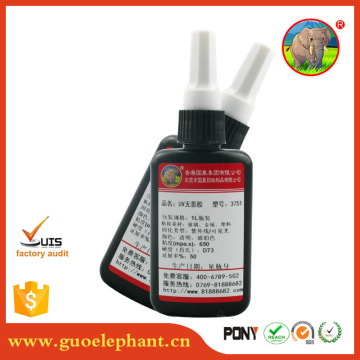 Guo elephant clear uv gel bulk 1kg super glass glue uv gel manufacturers