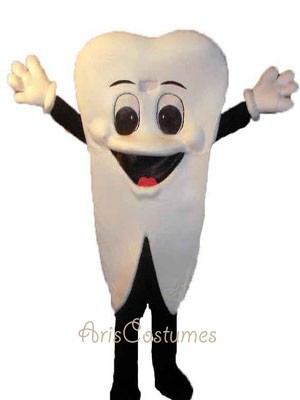 tooth mascot costume ice cream mascot suit fur costume