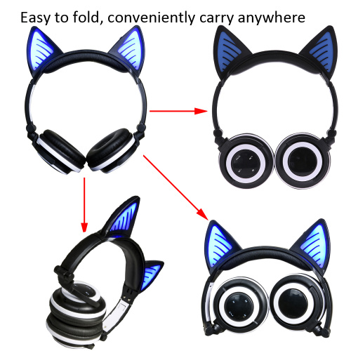 Drahtloser Bluetooth-Kopfhörer Cat Ear-Kopfhörer