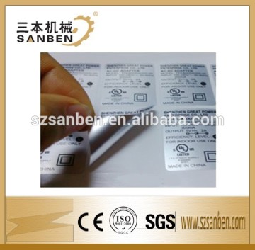 Hot sale security paper label/sticker adhesive record label stickers