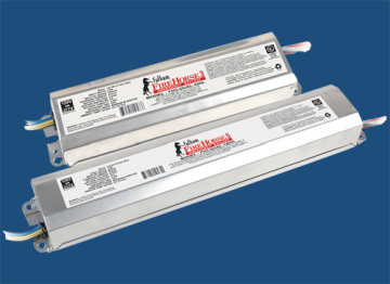 Fluorescent emergency lighting ballasts