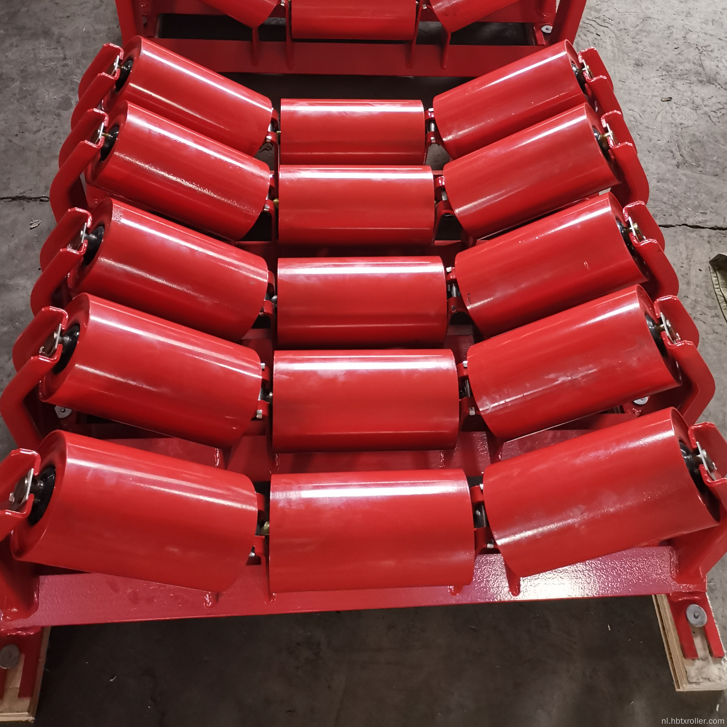 componenten riem transportrol roller assembleren stations