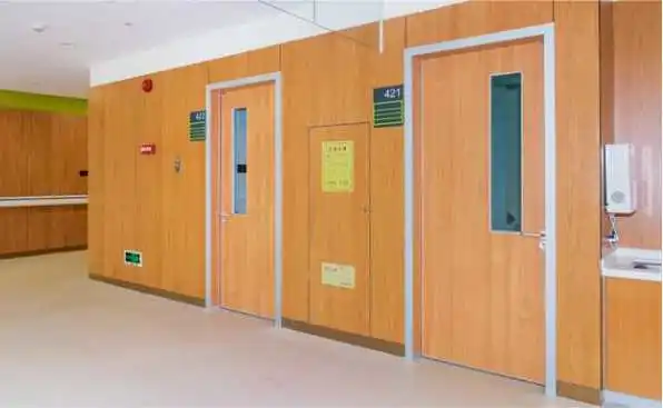 Nursing Home Eequipment Aluminum Meamine Door